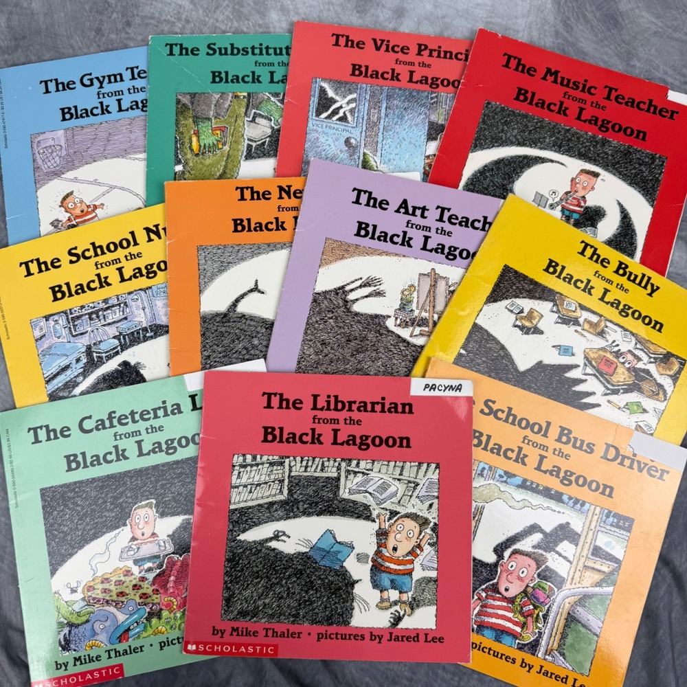 Black Lagoon Book Lot Mike Thaler Jared Lee Scholastic Kids Stories 11 Books